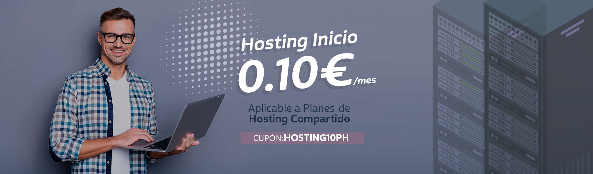 cupon descuento profesional hosting inicio 0,10€