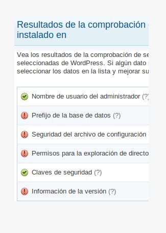 Wordpress actualizado en 10sg