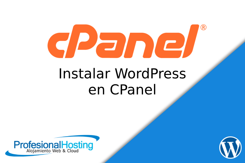 instalar wordpress cpanel