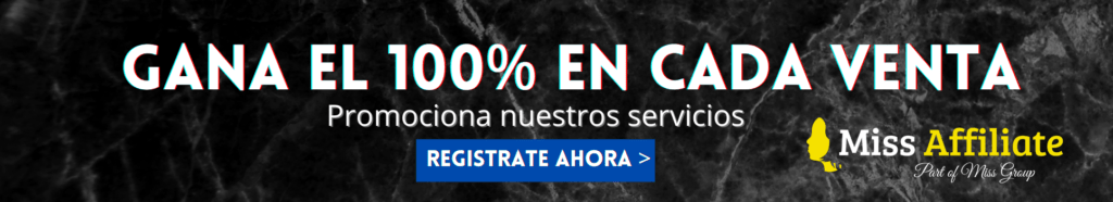 Gana 100% de comisión siendo un afiliado. Regístrate