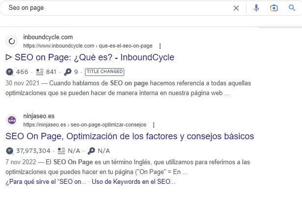 comprobar serps